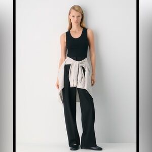 Wilfred The Effortless Pant (Re)ssential Black Trousers Size 6